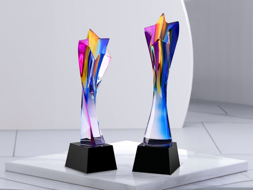 Custom Award, Add Logo, Free Design, Employee Award, Achievement Award, Business Award, Appreciation Gift, Crystal Trophy