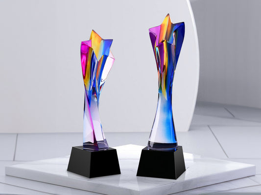 Custom Award, Add Logo, Free Design, Employee Award, Achievement Award, Business Award, Appreciation Gift, Crystal Trophy