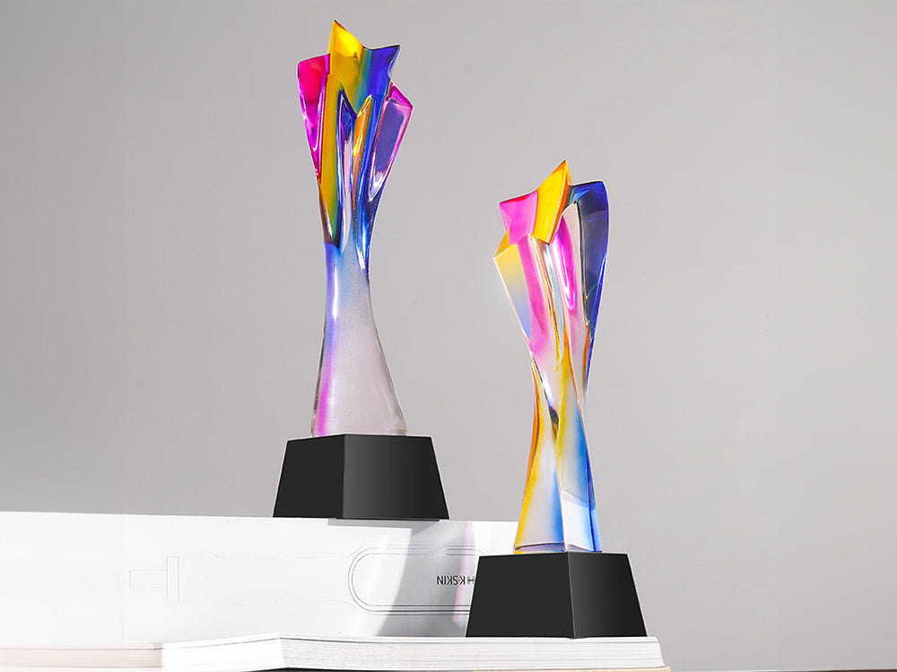Custom Award, Add Logo, Free Design, Employee Award, Achievement Award, Business Award, Appreciation Gift, Crystal Trophy