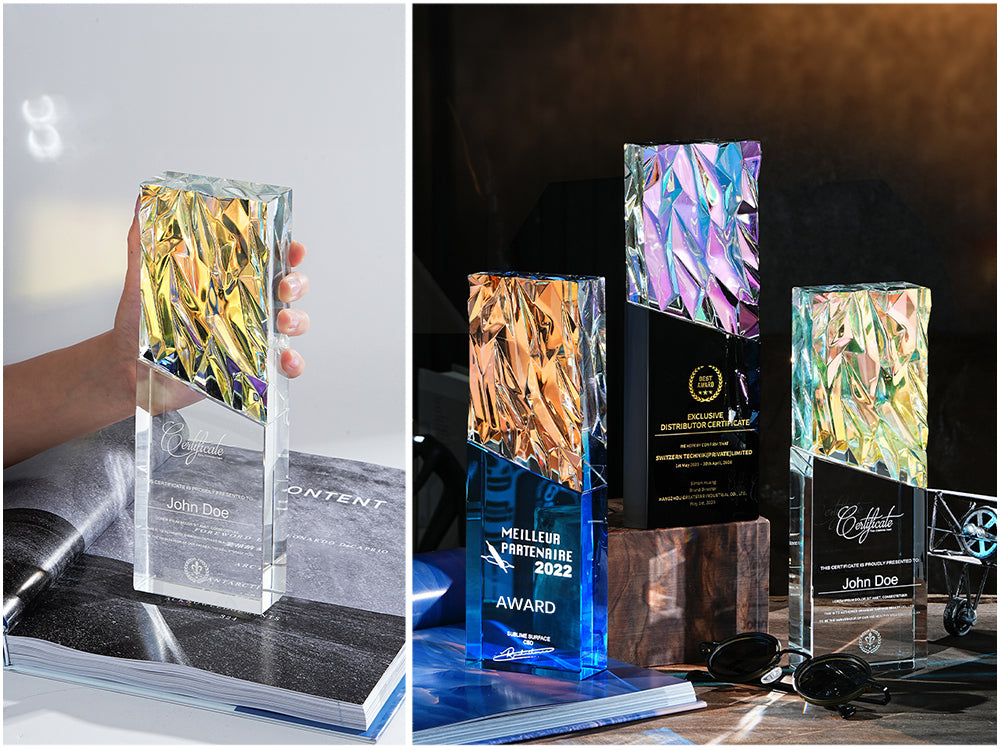 Colorful Crystal Trophy