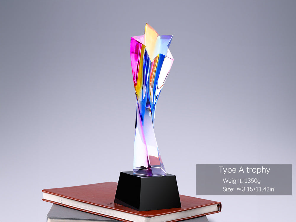 Custom Award, Add Logo, Free Design, Employee Award, Achievement Award, Business Award, Appreciation Gift, Crystal Trophy